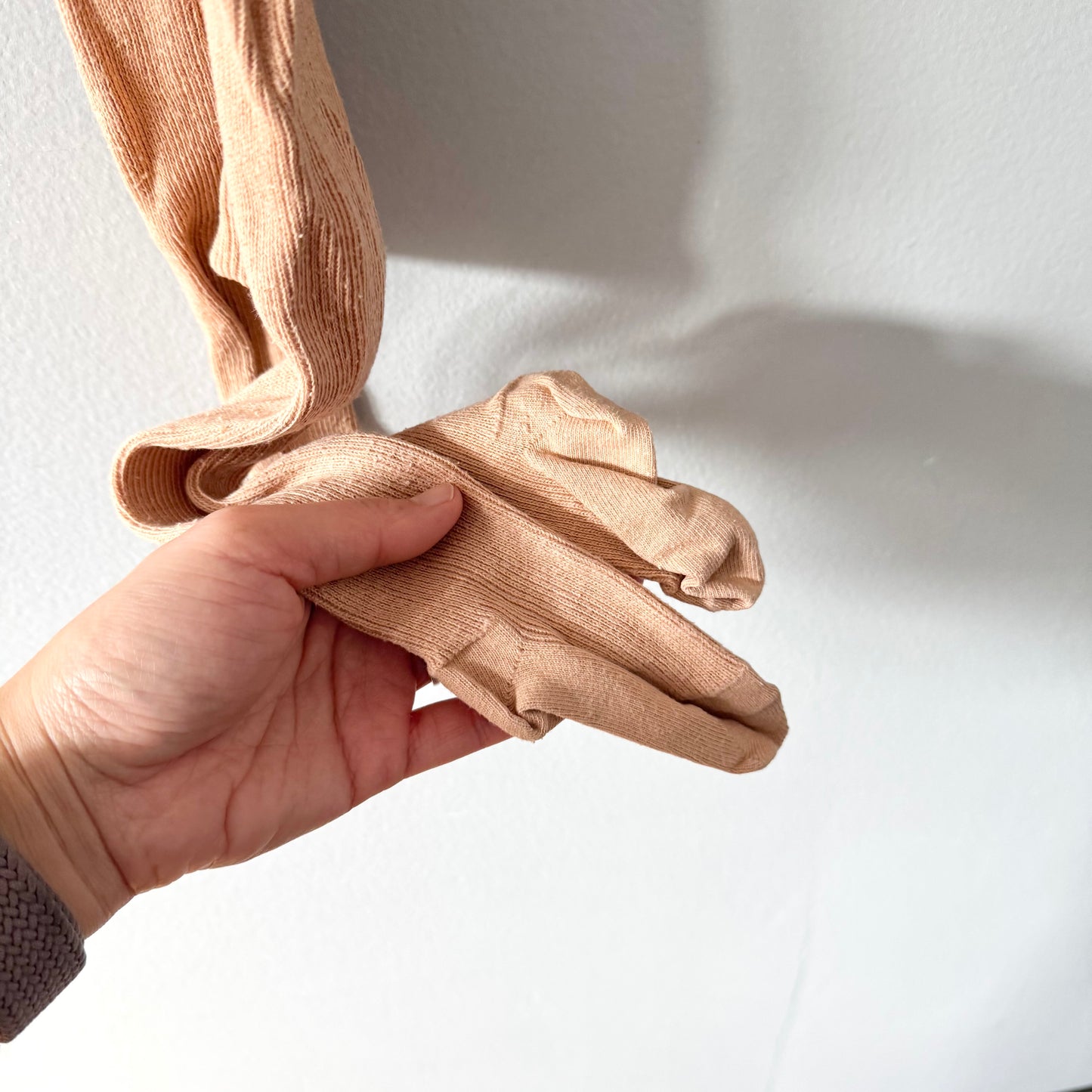 Silly Silas / Light brown tights / 3-6M