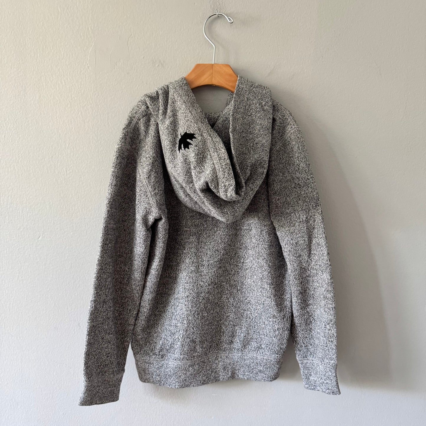 Roots / Salt and pepper zip up hoodie / 7-8Y