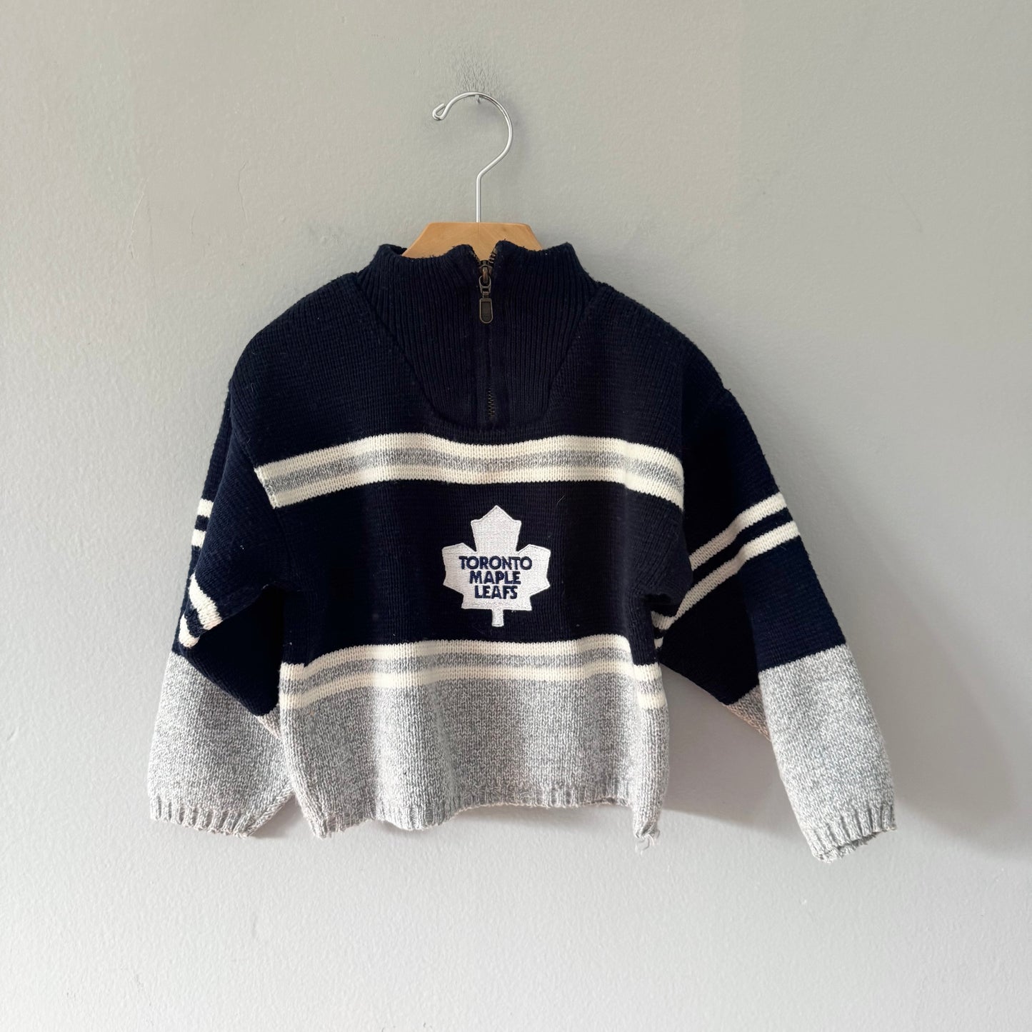 Vintage NHL / Toronto Maple Leafs knit pullover / 5Y
