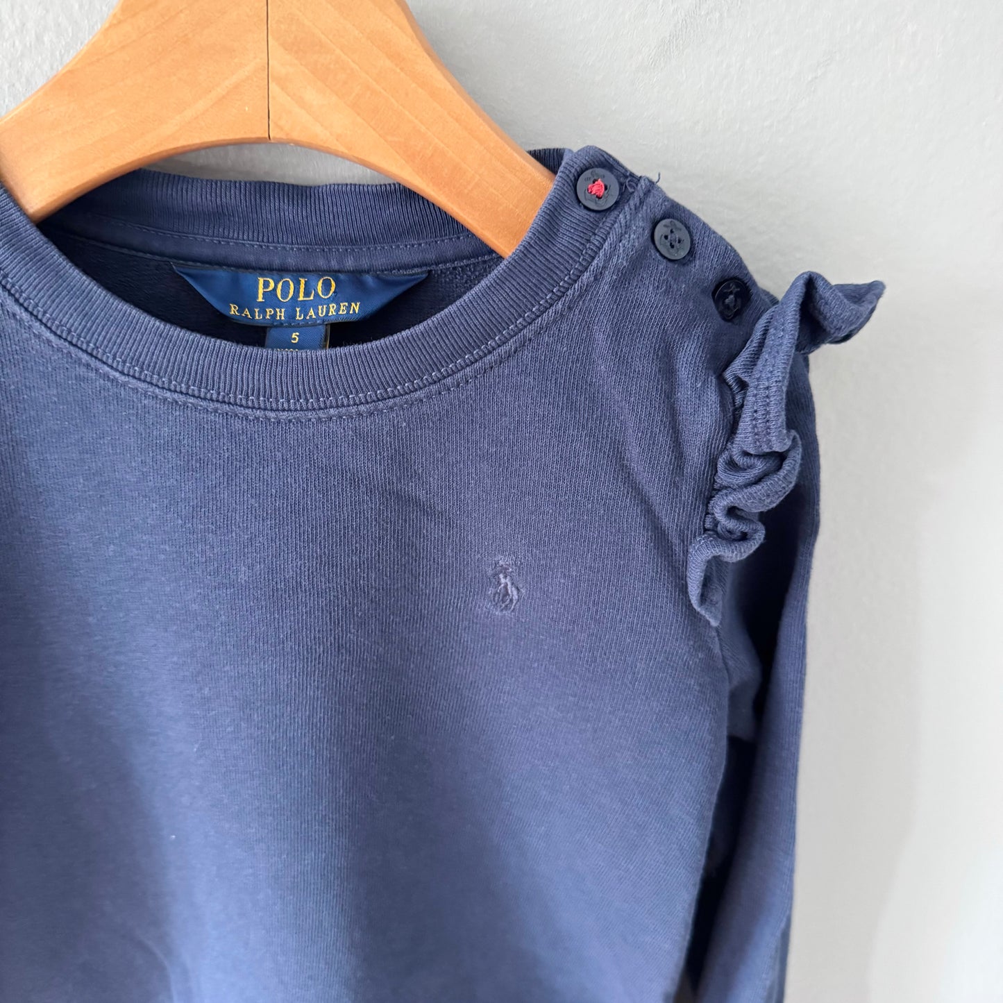 Polo Ralph Lauren / Navy long sleeve sweatshirt / 5Y