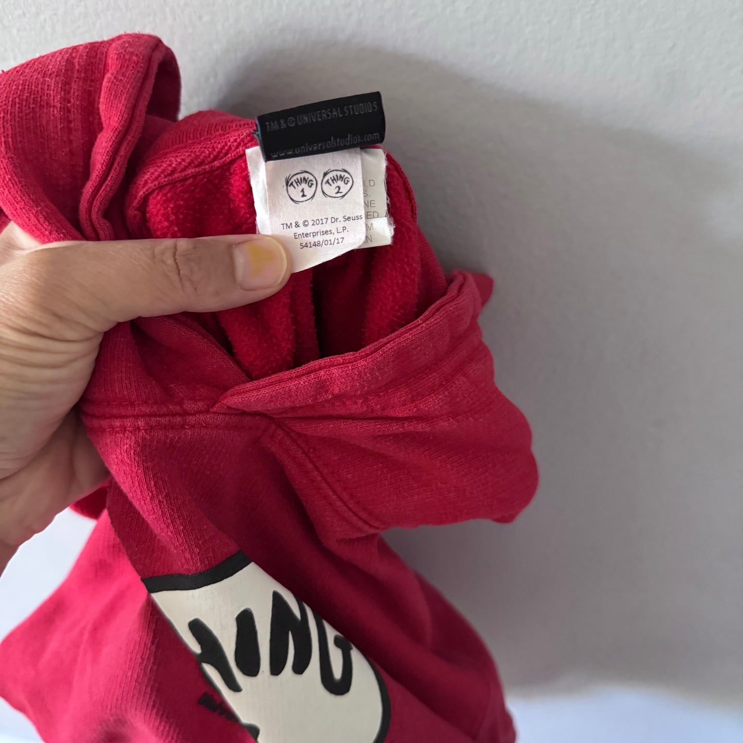 Universal Studios / Thing 1 hoodie / Youth XS(4Y)