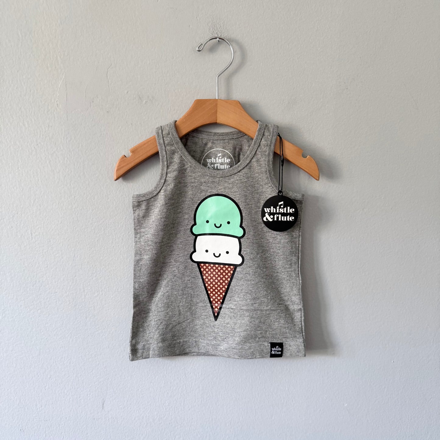 Whistle & Flute / Kawaii Ice Cream Tank / 1-2T - New with tag