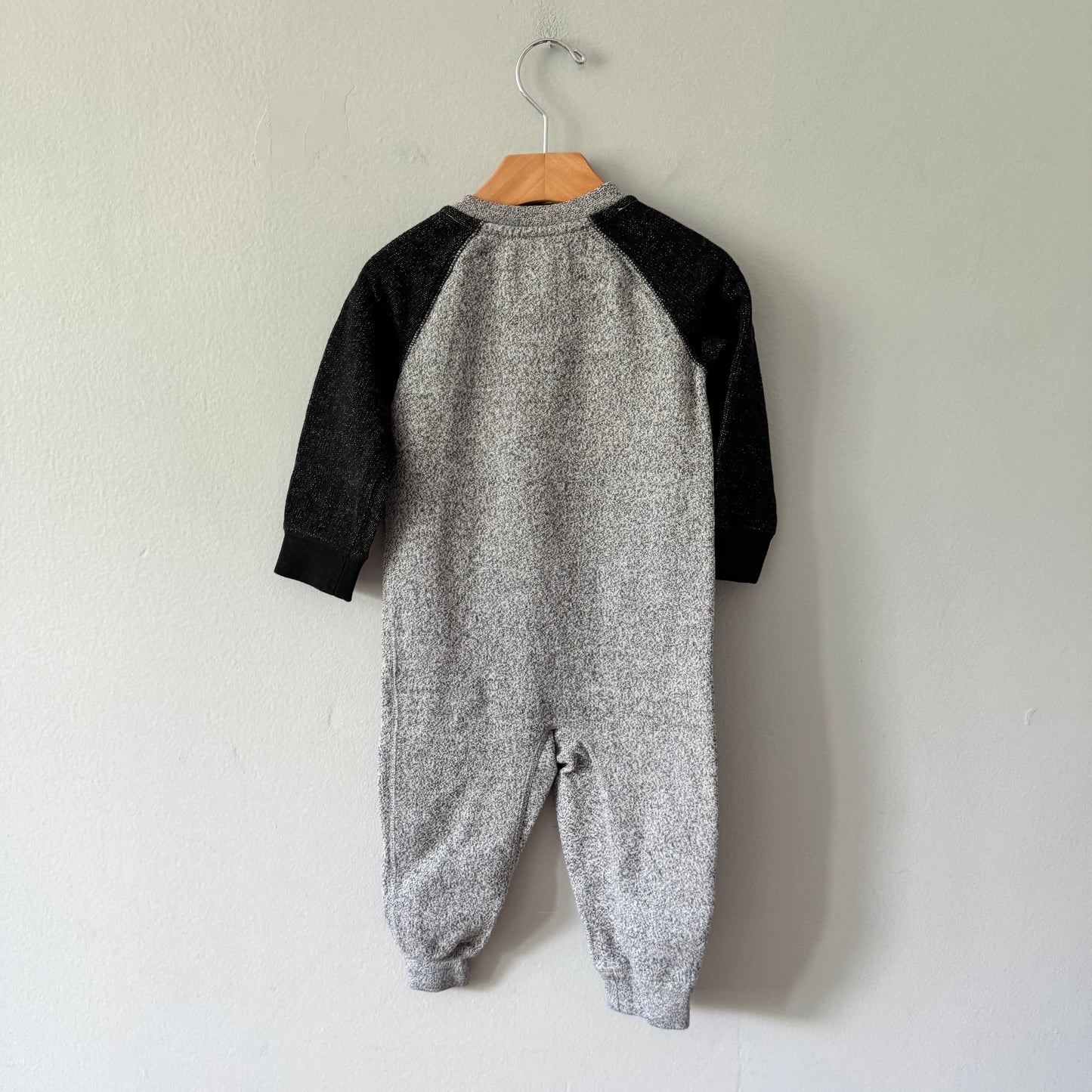 Roots / Salt and pepper romper / 18-24M
