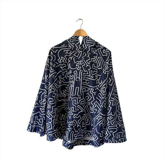 Hershell x Keith Herring / Rain poncho / Women XS-S