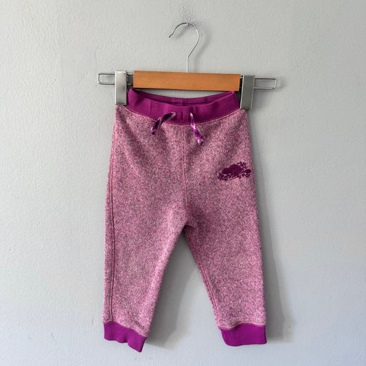 Roots / Pink salt and pepper pants / 18-24M