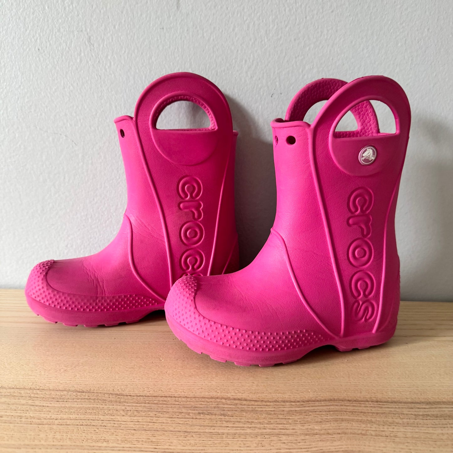 Crocs / Pink rain boots / US10