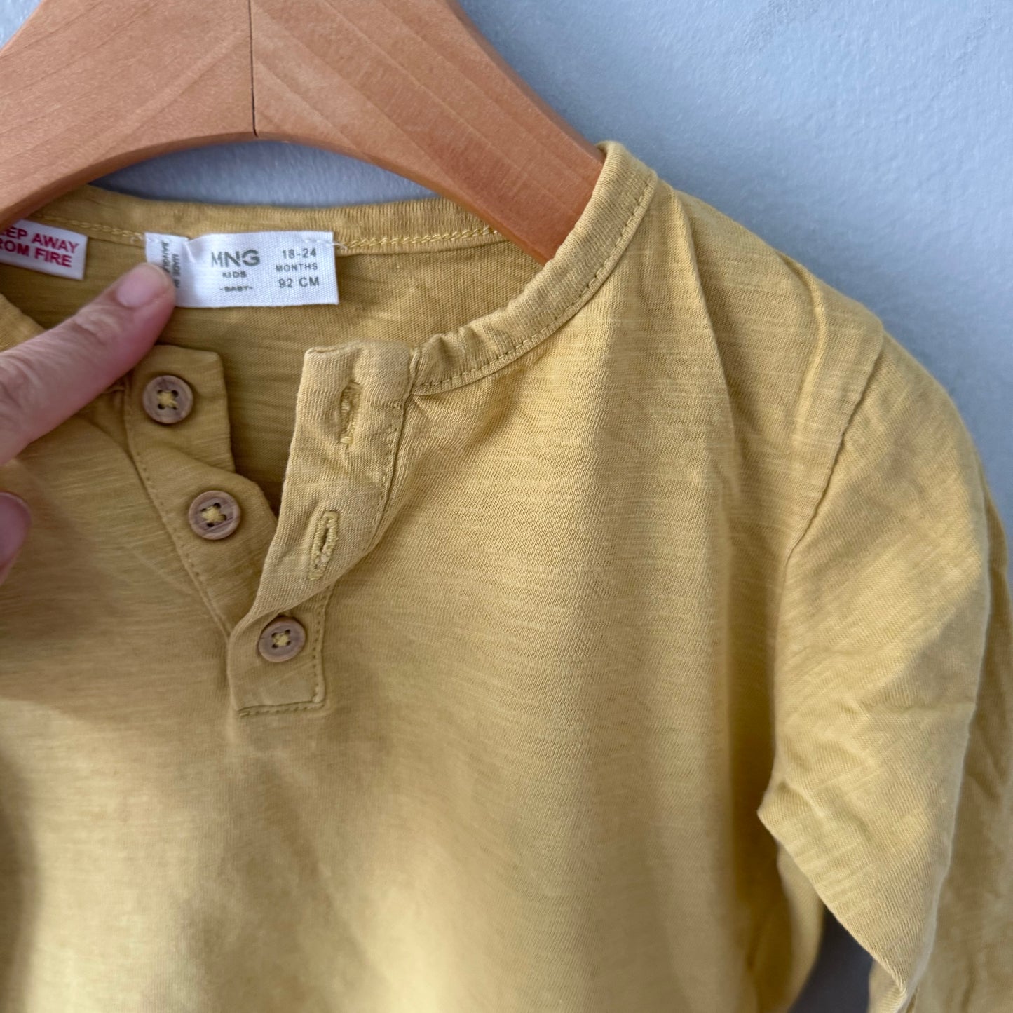 Mango / Jaune fumé manches longues / 18-24M