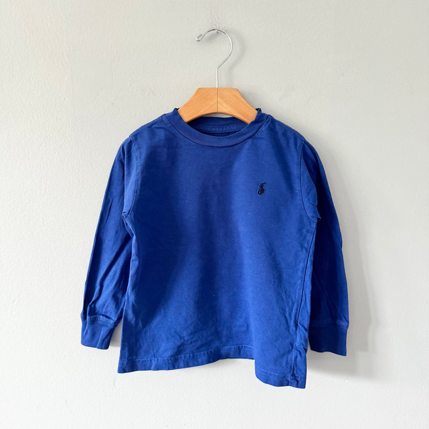 Polo Ralph Lauren / Manches longues bleues / 3T