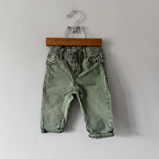 Gap / Green cargo pants / 12-18M