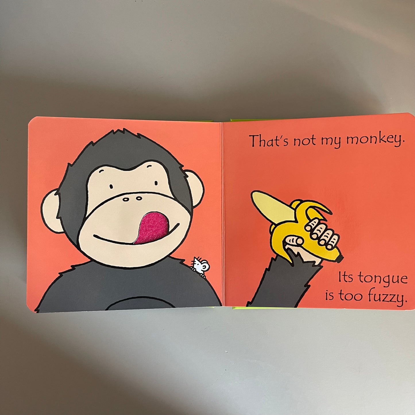 Usborne touchy-feely books - That's not my monkey