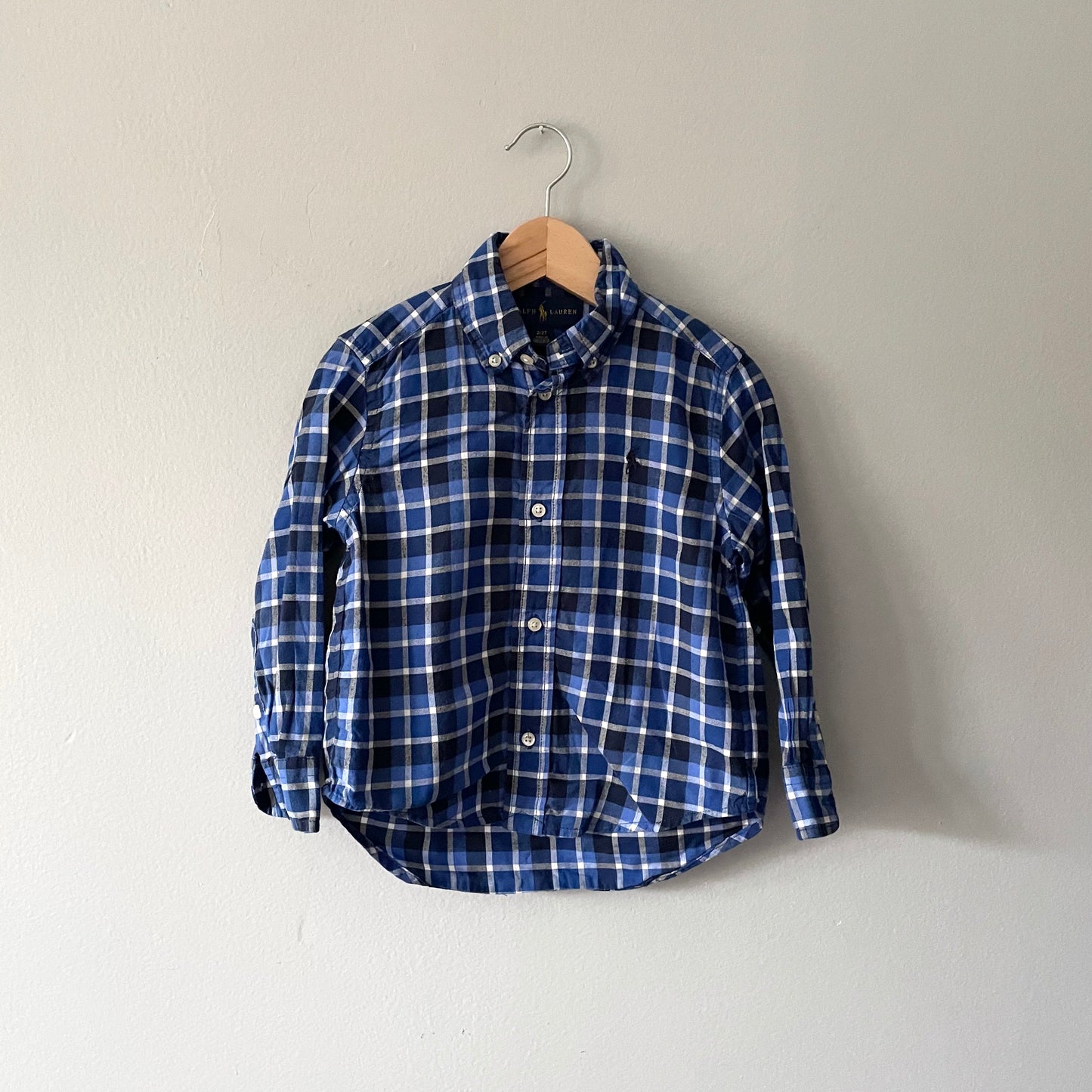 Ralph Lauren / Checked cotton shirt / 2T