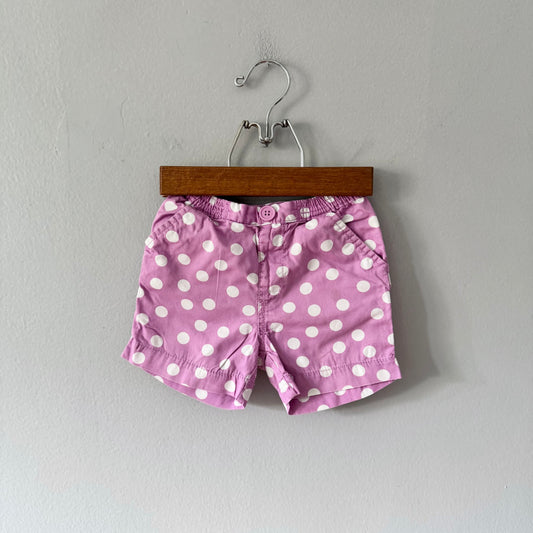 No brand / Pink purple x dots shorts / 12-18M