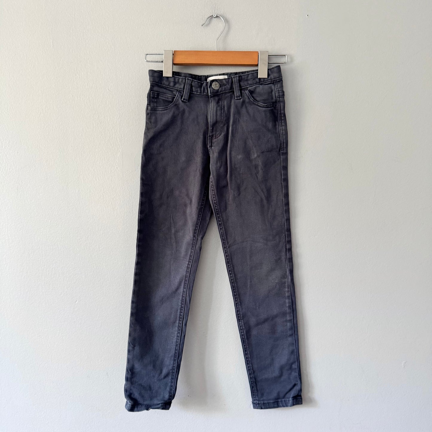 Mango / Dark grey stretch denim / 8Y