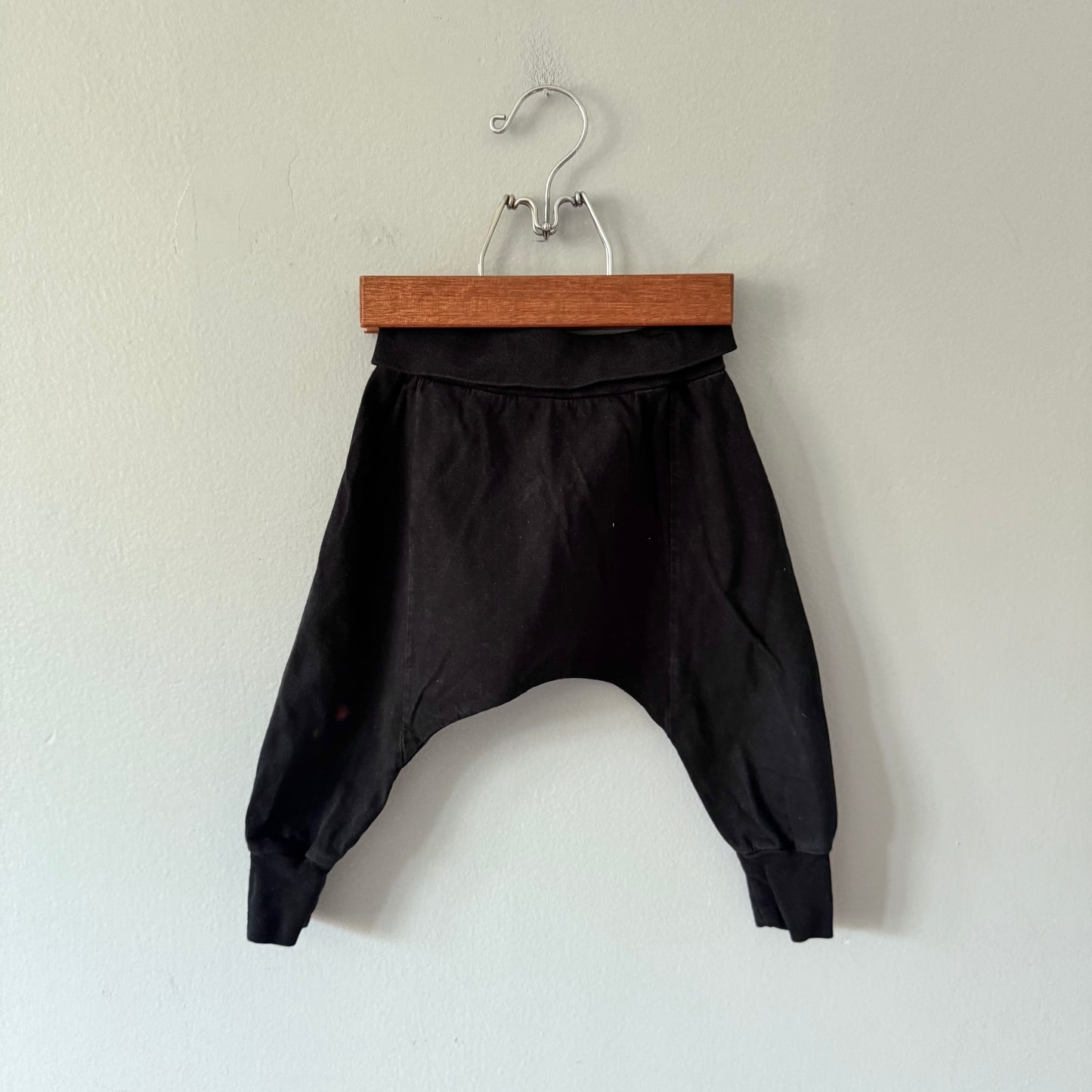 Mini mioche / Black harem pants / 12-18M