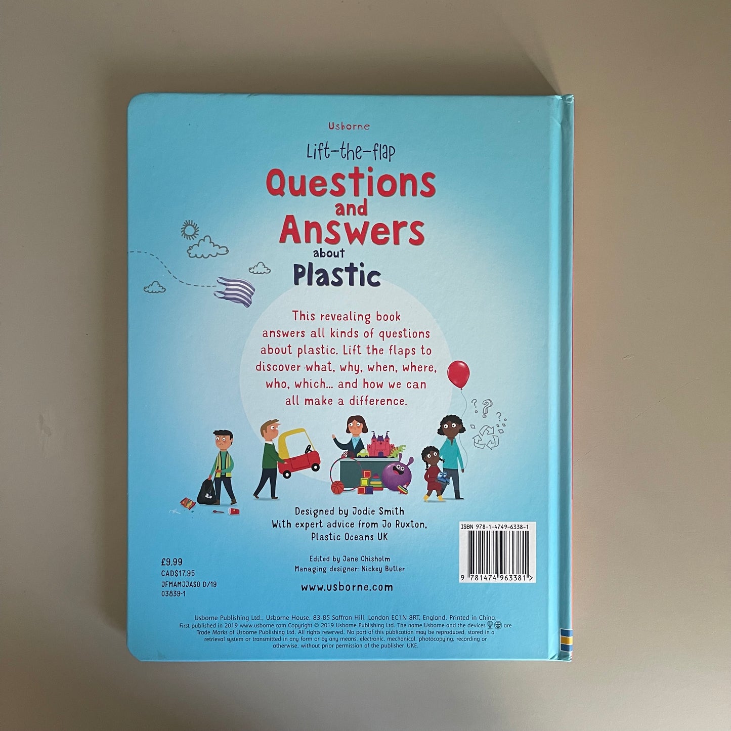 [Brand New] Usborne Lift-the-flap: Questions and Answers - about Plastic