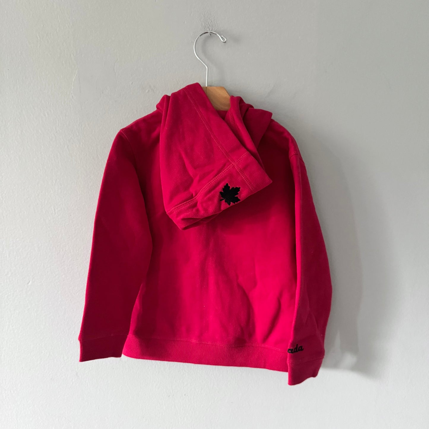 Canadiana / Red zip up hoodie / 5T - New with tag
