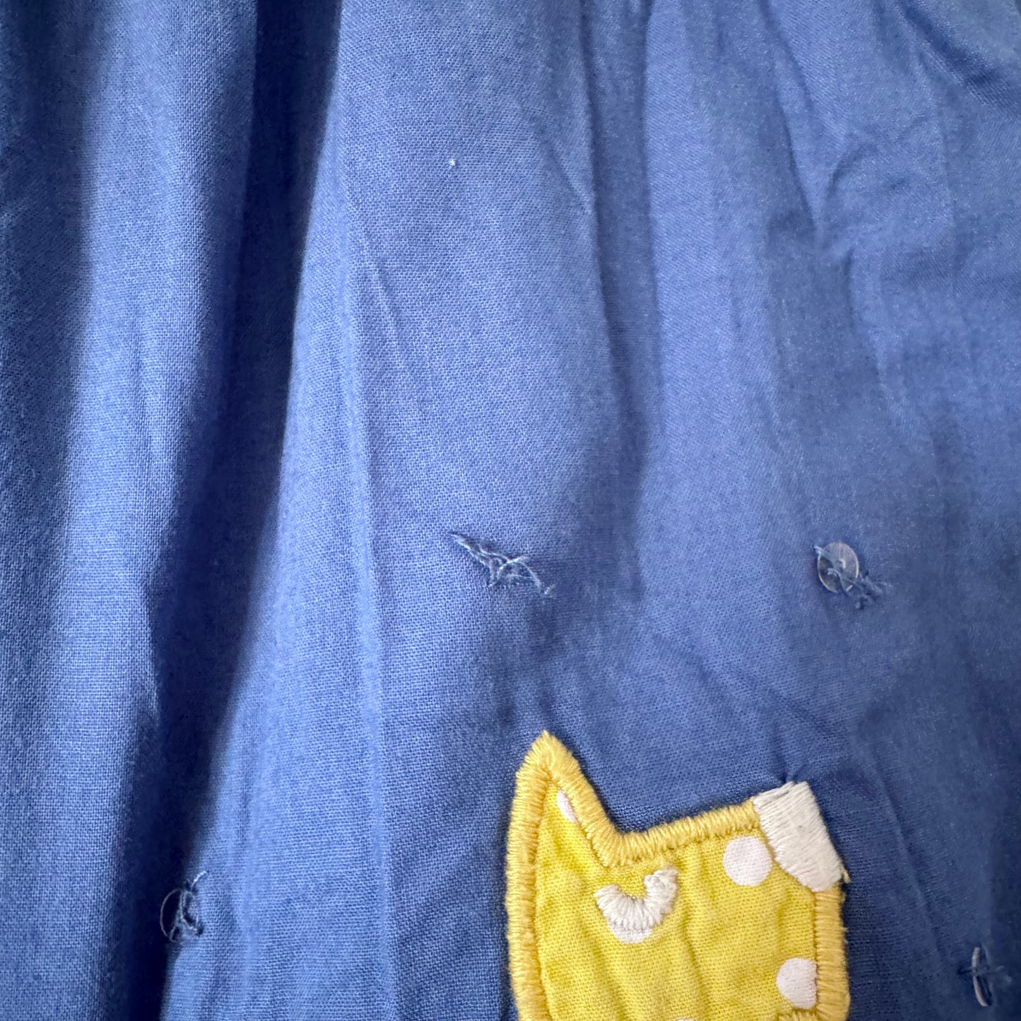 John Lewis / Blue x dog skirt / 5Y