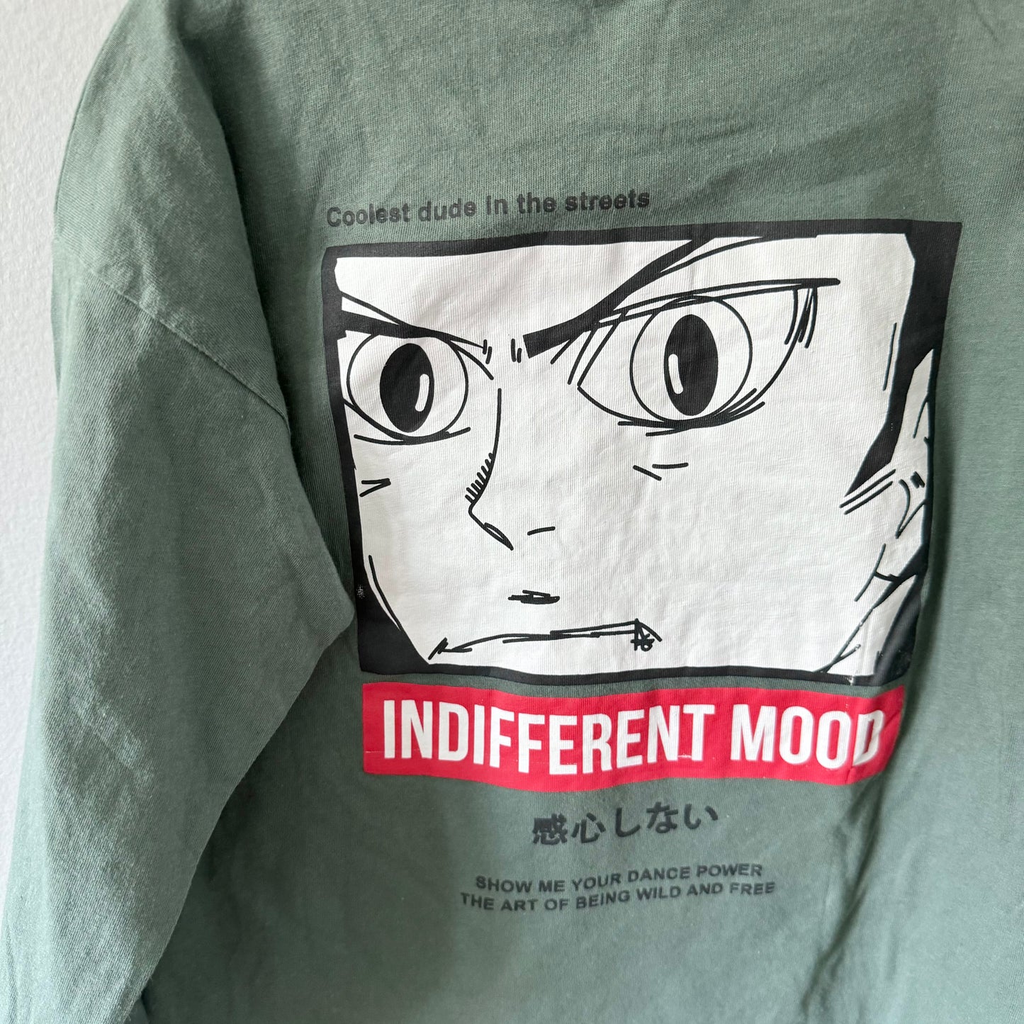 Zara / Long sleeve "Indifferent mood" / 6Y - New with tag