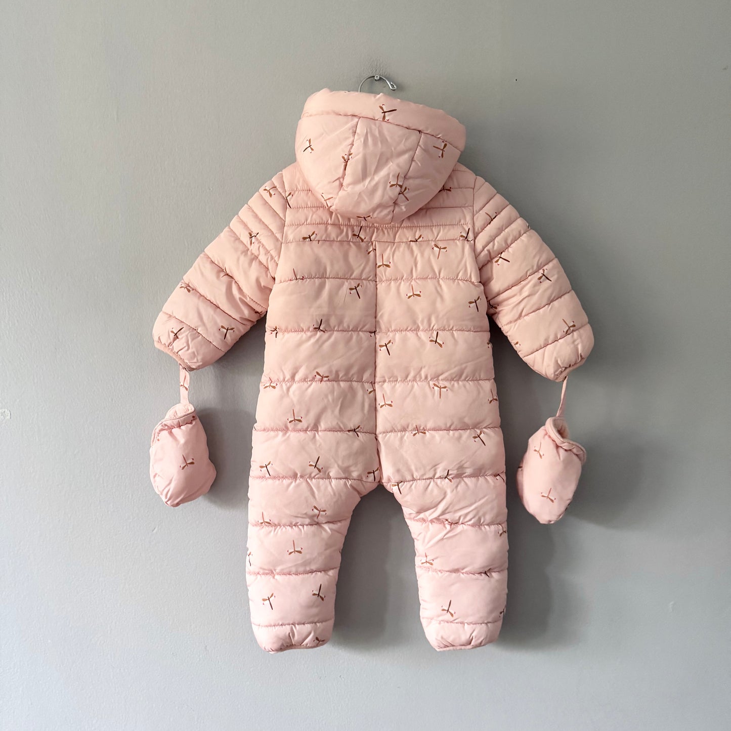 Rise little earthling / Snow bunting suit /  12-24M