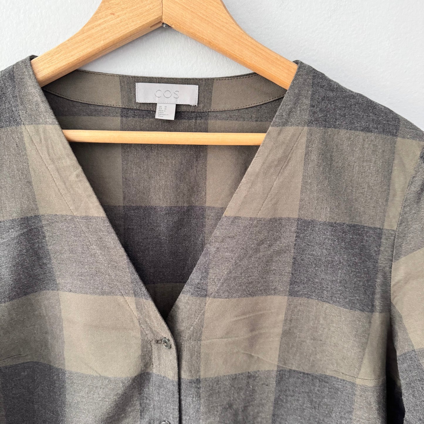 COS / Robe chemise écossaise / Femme 10