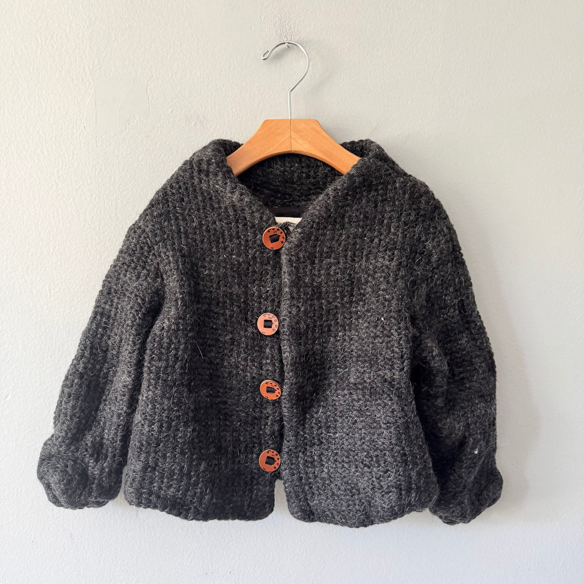 Fort / Wool knit jacket / 6Y(Fits 4-5Y)