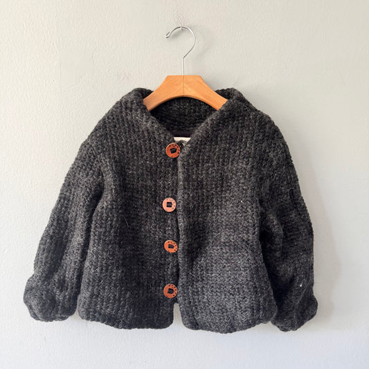 Fort / Wool knit jacket / 6Y(Fits 4-5Y)