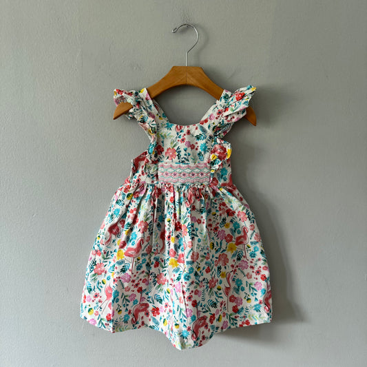 Iris & Ivy / Summer dress with bloomer / 24M