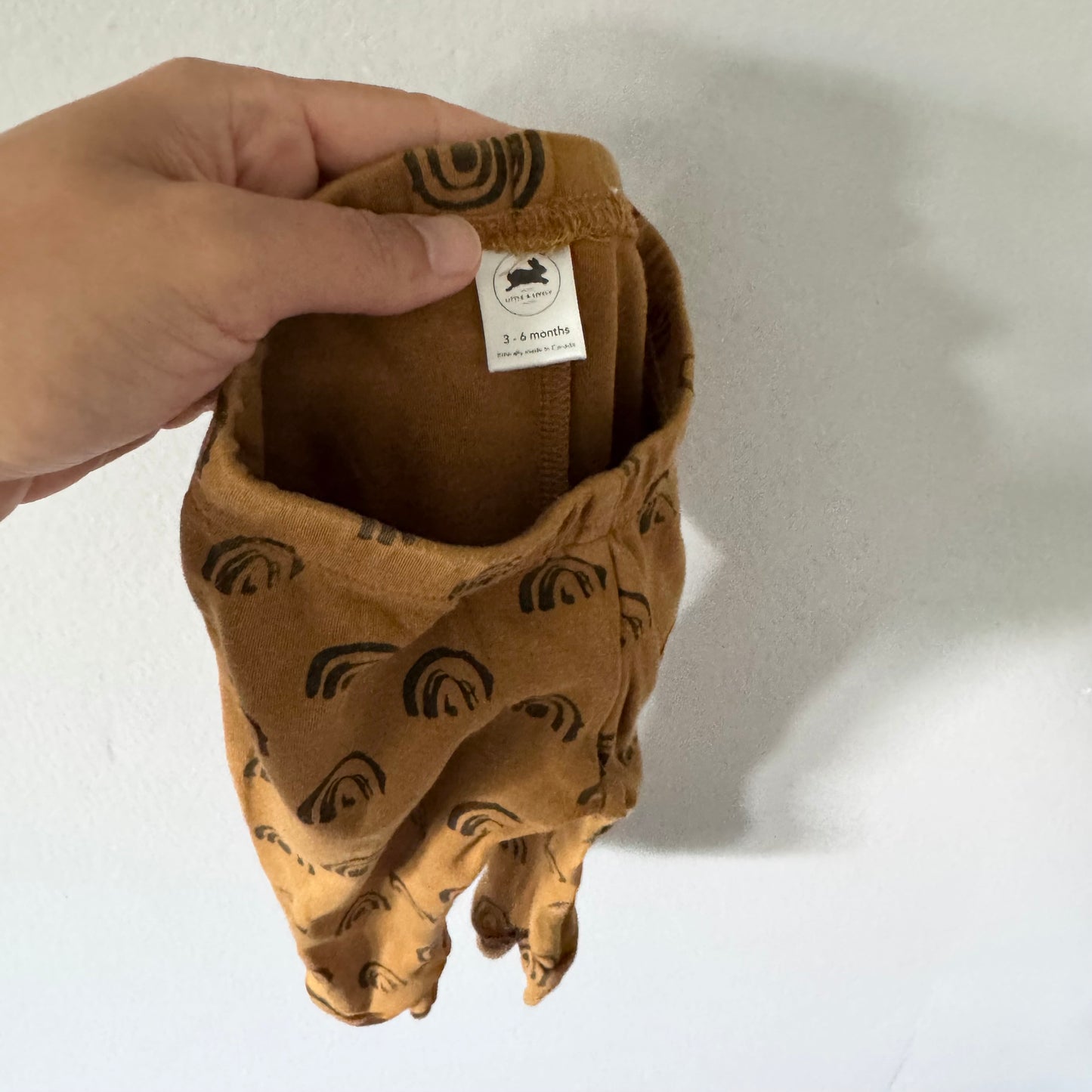 Little & Lively / Brown leggings / 3-6M