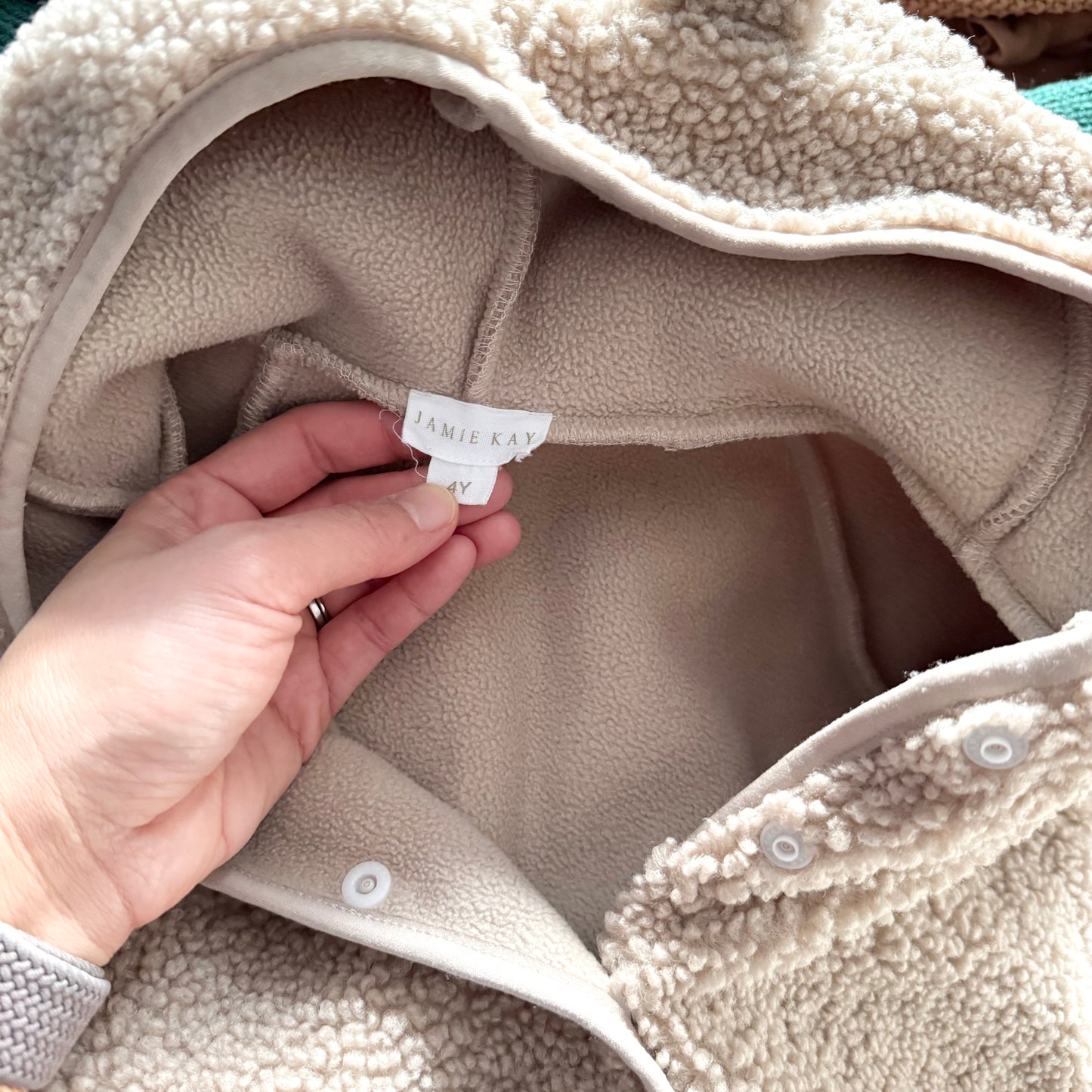 Jamie Kay / Sherpa fleece lined jacket / 4Y