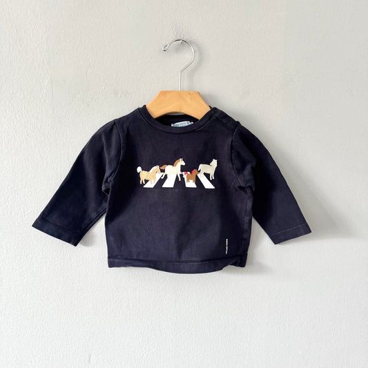 Jacadi / Navy T-shirt / 12M