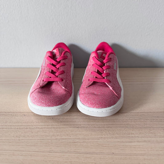 Puma / Pink glitter shoes / US10