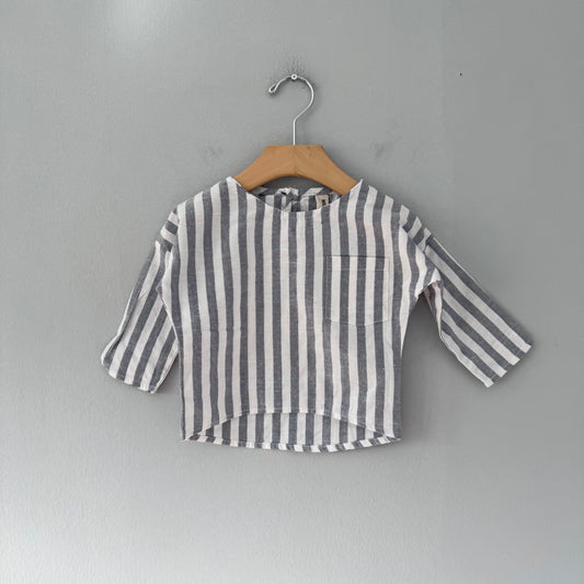 Yoli & Otis / Stripe long sleeve blouse / 1Y
