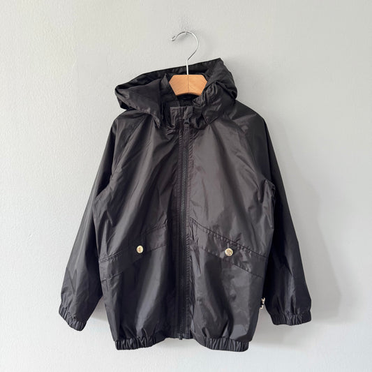 Mini Rodini / Black windbreaker / 6Y