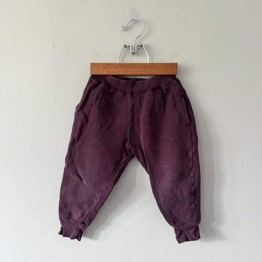 Mini mioche / Purple sweatpants / 2Y