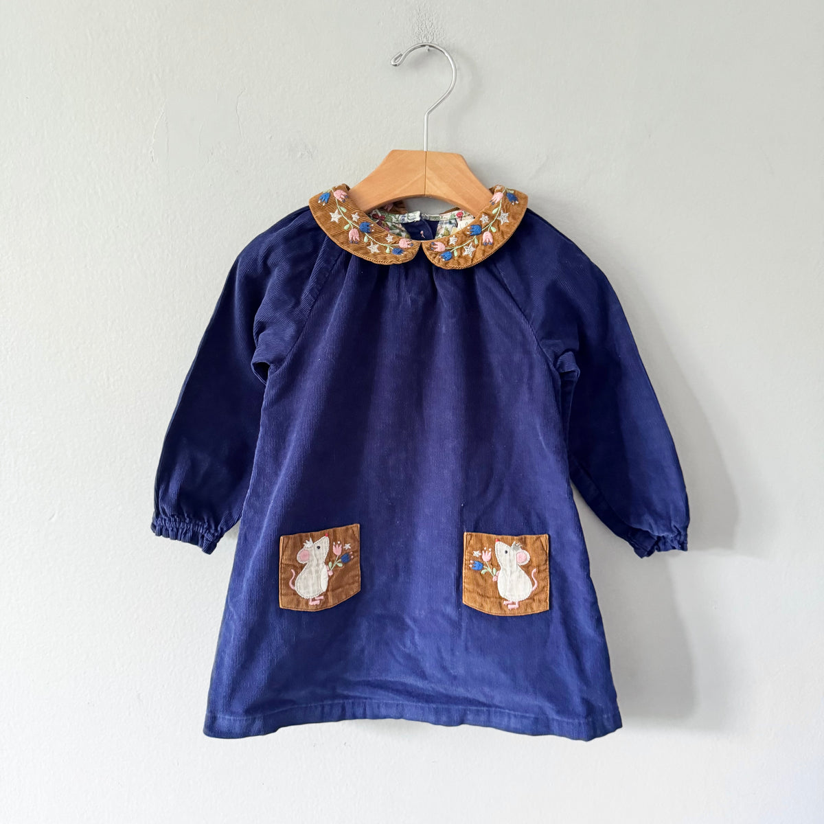Baby Boden / Corduroy x mouse dress / 18-24M