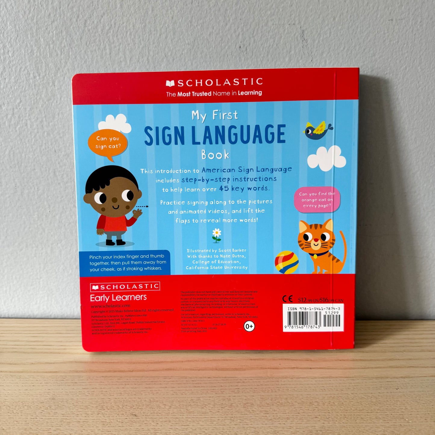 My First Sign Language Book - Brand new