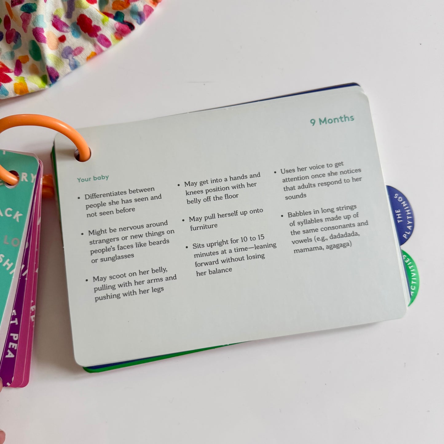 Lovevery / Explorer play guide & zipper pouch