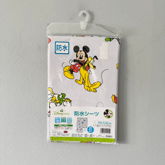 Disney baby / Water repellent sheets - Mickey & Pluto / 70 x 120cm