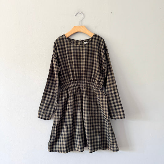 Miles the Label / Plaid flannel dress / 8-10Y