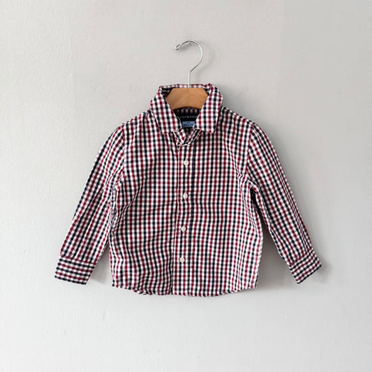 Andy & Evan / Gingham check shirt / 2T