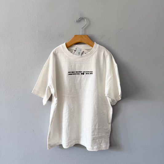 Zara / White T-shirt / 7-8Y - New with tag