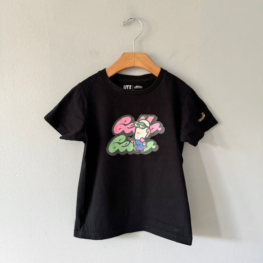Uniqlo x Minions / Black T-shirt / 6Y