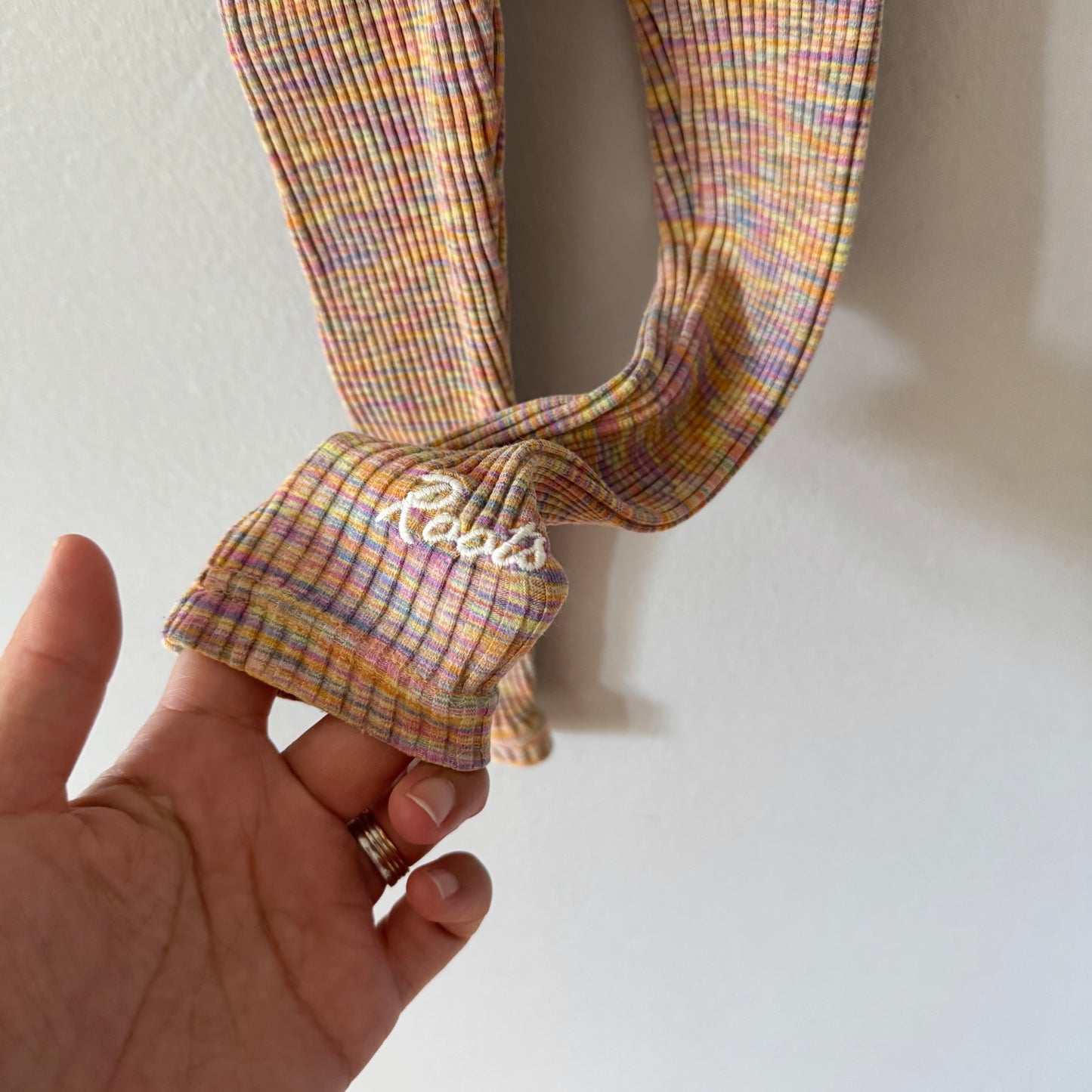Roots / Colourful ribbed leggings / 3T