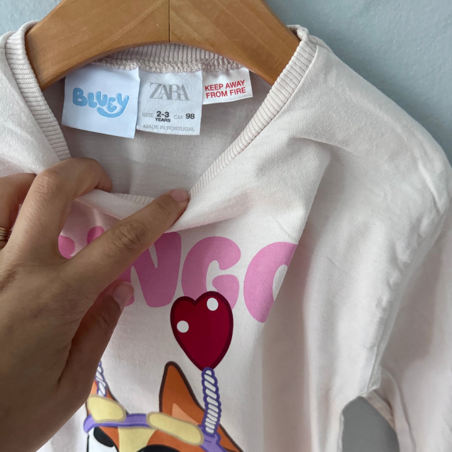 Zara x Bluey / Bingo long sleeve / 2-3Y