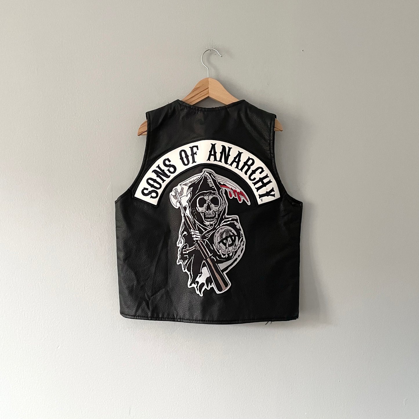 Sons of Anarchy / Faux leather vest / 10Y - New with tag