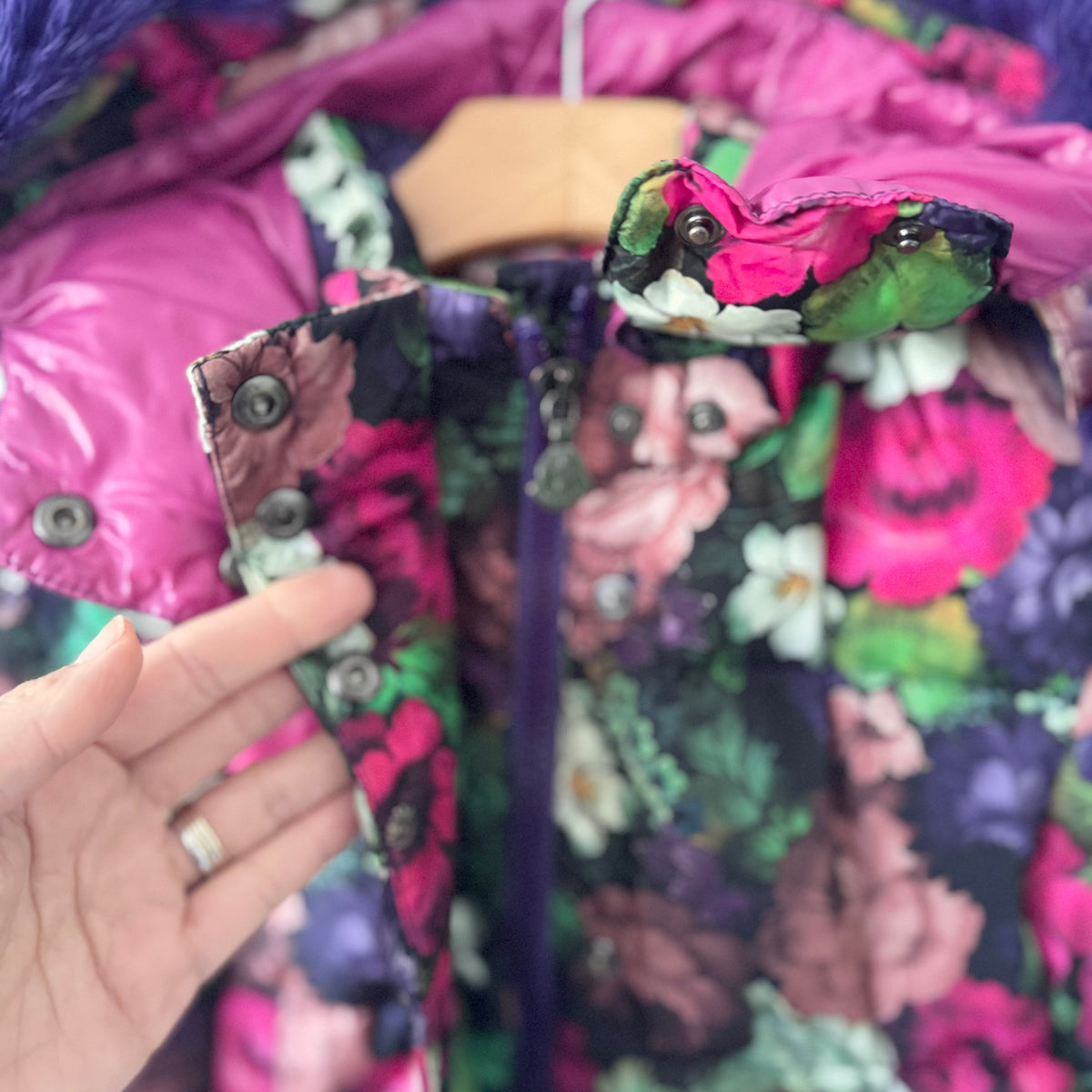 Moncler / Floral puffer jacket / 3T
