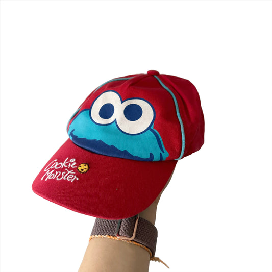 Sesame Street / Red x Cookie monster cap / 6-12M