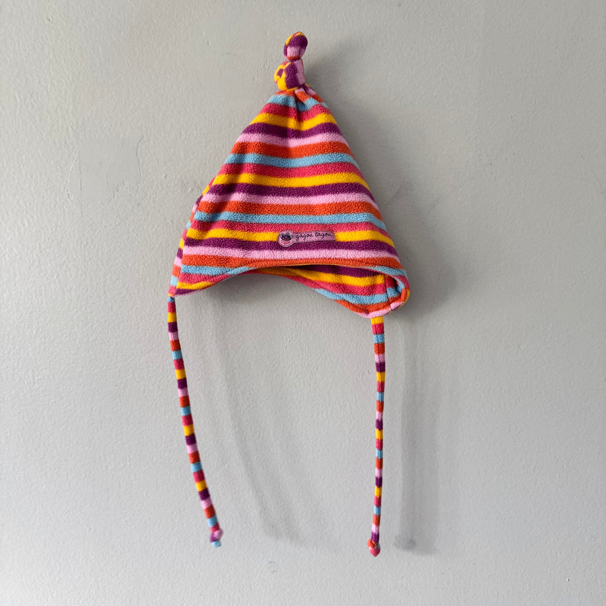 Gagou tagou / Stripe fleece hat / 12-24M