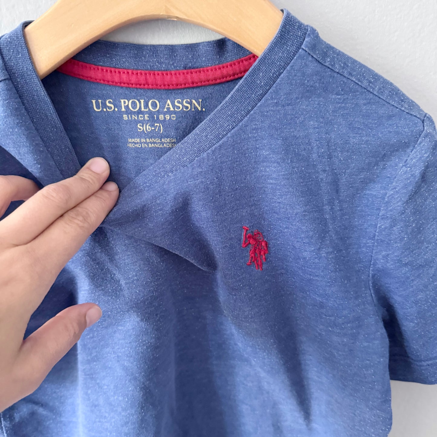 US Polo Assn / Dark blue T-shirt / 6-7Y