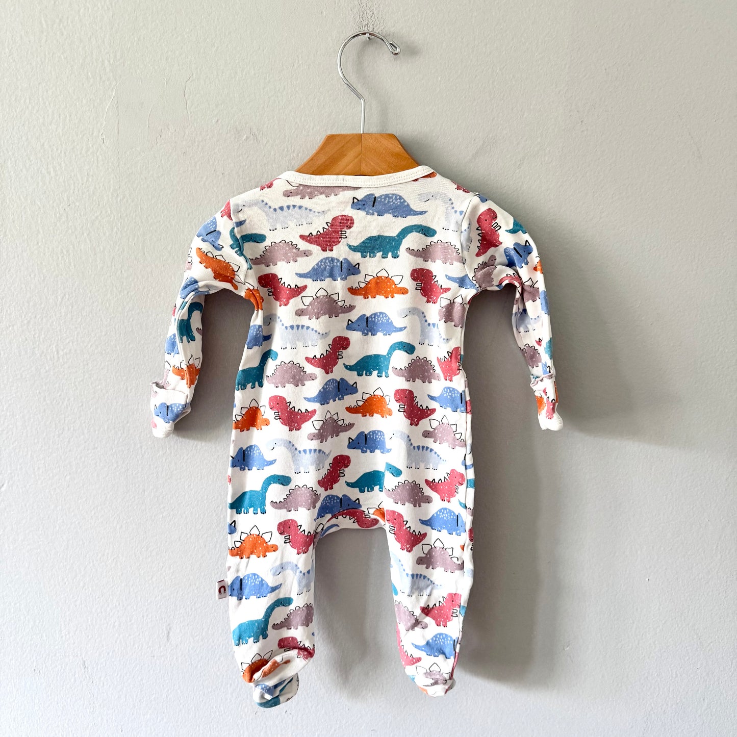 Magnetic me / White x dinosaur romper / 0-3M
